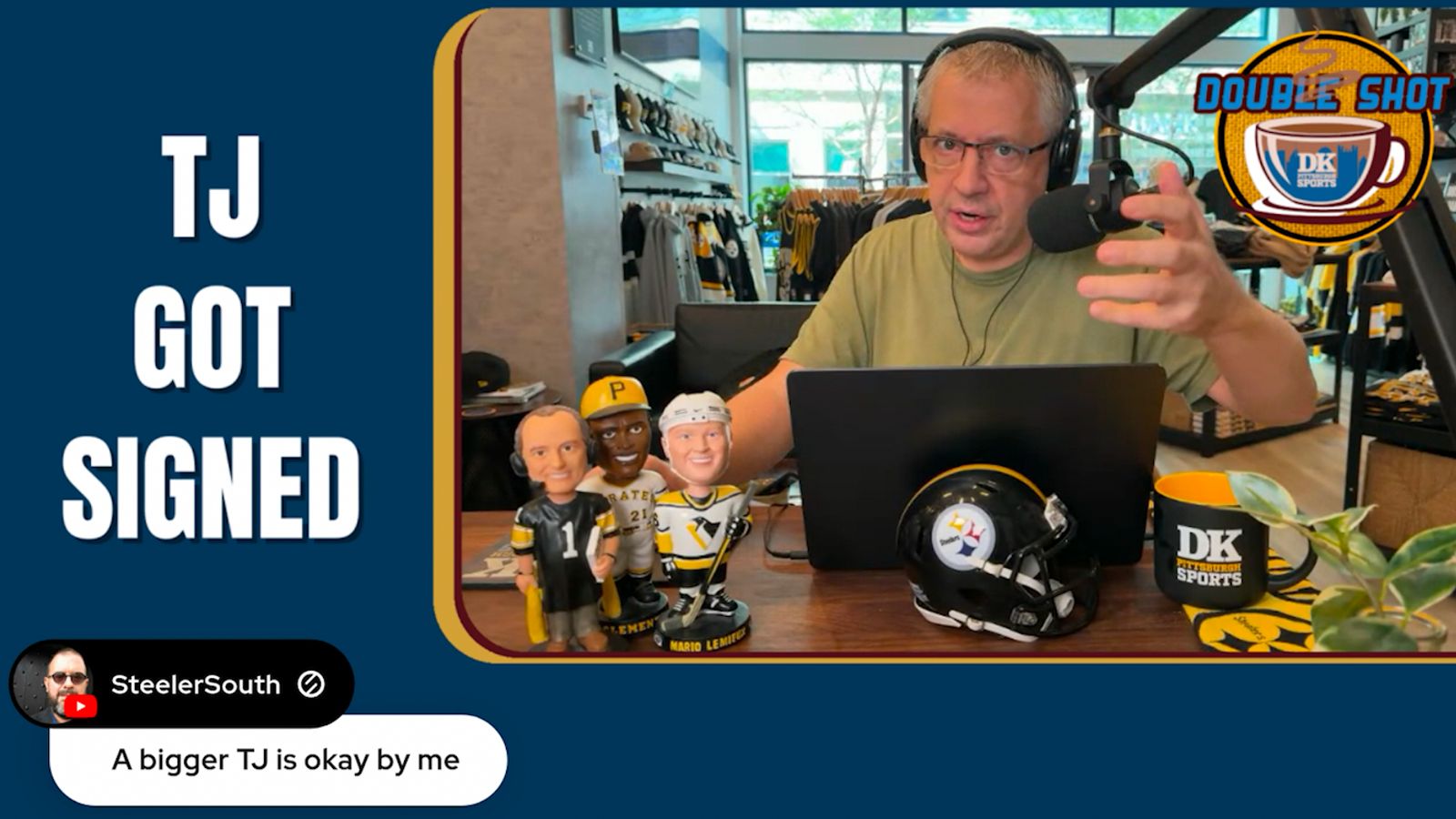 DK’s Double Shot of Steelers: T.J. Watt signs! taken in Downtown (Videos)